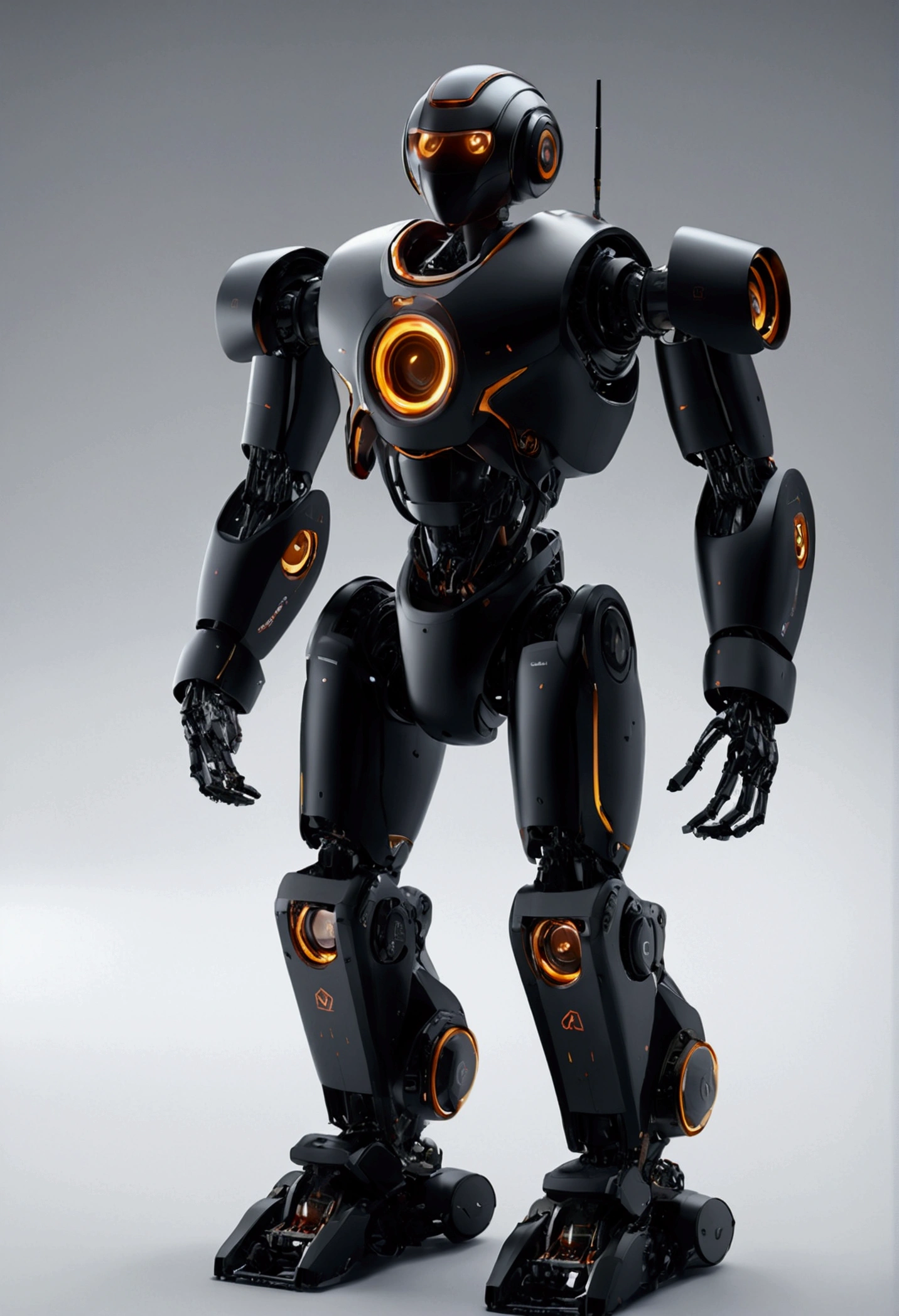 advanced robots that depict ai, named Ryzen