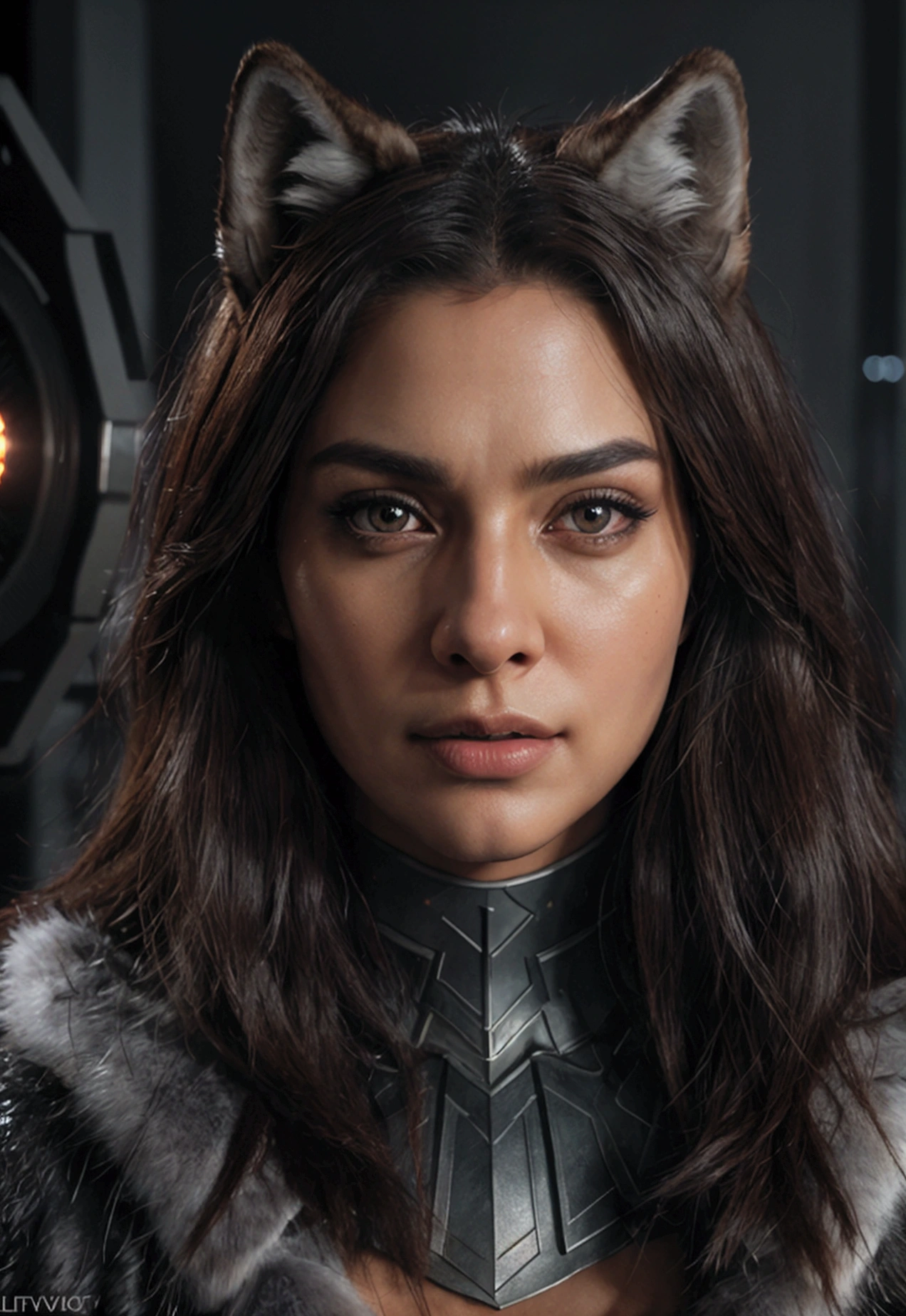 a wolf presenting news on television, photorealistic, studio lighting, hyper detailed, 8k, digital painting, cinematic lighting, dramatic lighting, cinematic composition, dynamic camera angle, gorgeous detailed fur, intense stare, focused expression, authoritative pose, detailed facial features, sharp clarity, vibrant colors, realistic textures, intricate details