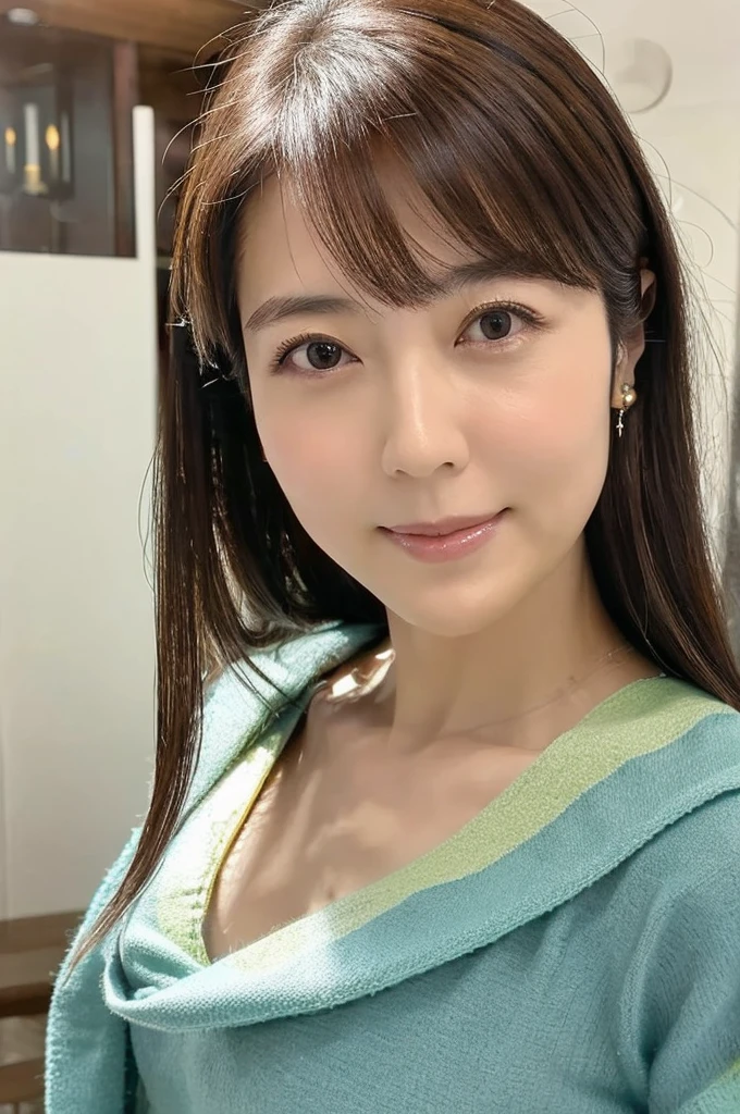 ((Highest quality)), ((masterpiece)), (detailed),Perfect Face,Japanese,Mature Woman,Upper Body