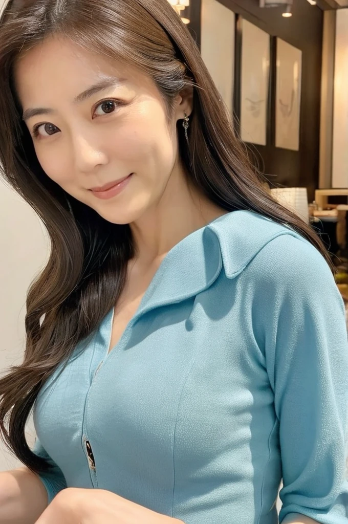 ((Highest quality)), ((masterpiece)), (detailed),Perfect Face,Japanese,Mature Woman,Upper Body