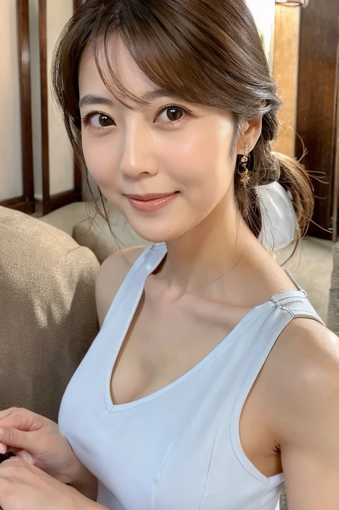 ((Highest quality)), ((masterpiece)), (detailed),Perfect Face,Japanese,Mature Woman,Upper Body