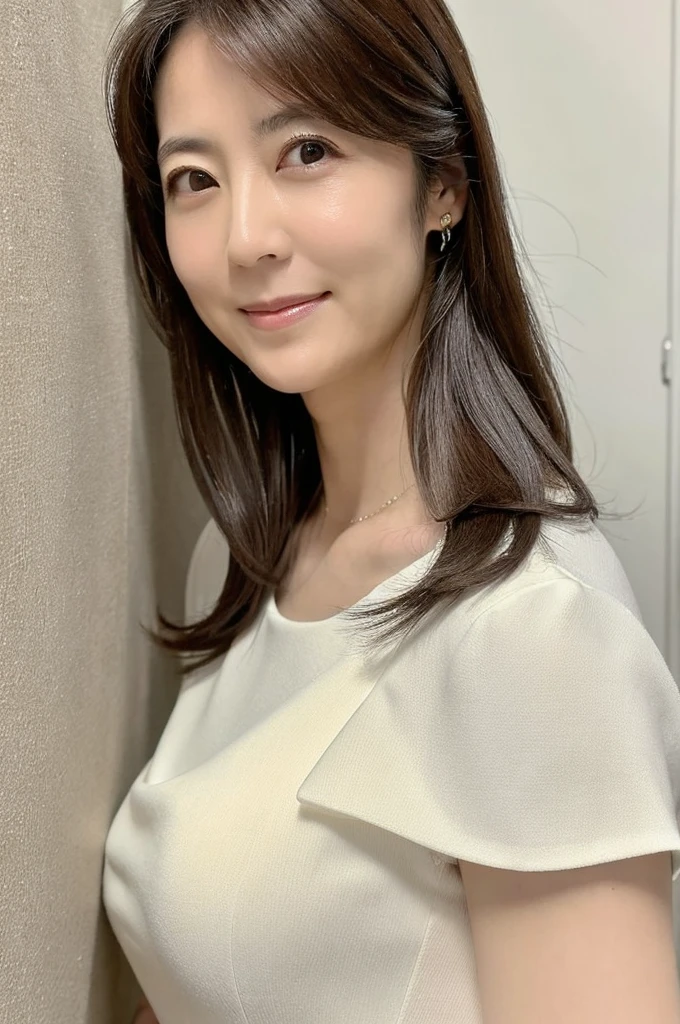 ((Highest quality)), ((masterpiece)), (detailed),Perfect Face,Japanese,Mature Woman,Upper Body
