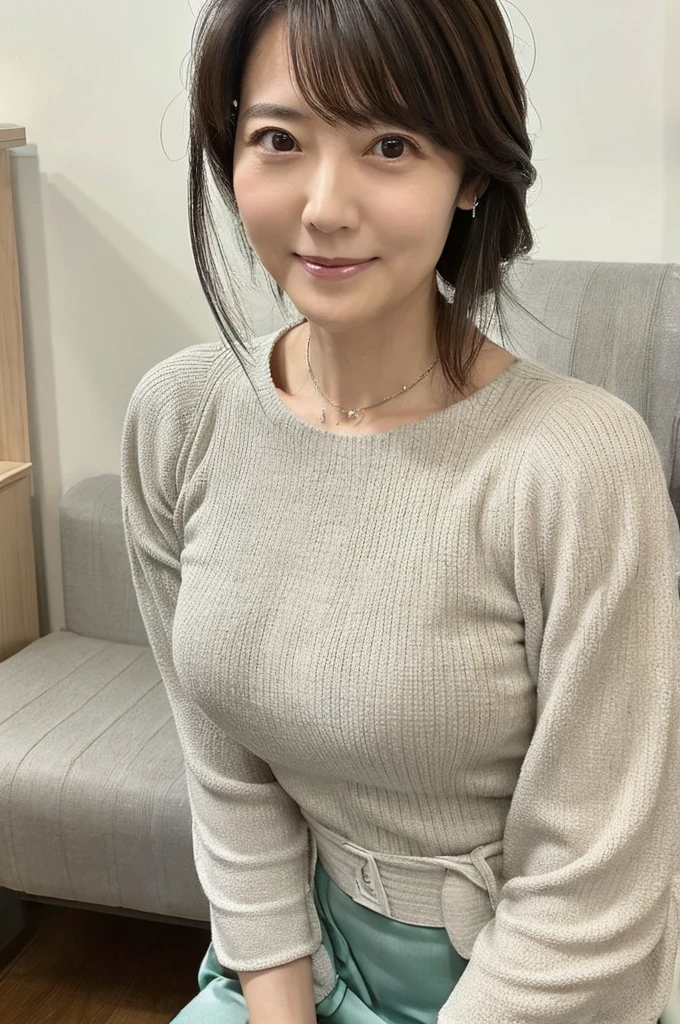 ((Highest quality)), ((masterpiece)), (detailed),Perfect Face,Japanese,Mature Woman,Upper Body