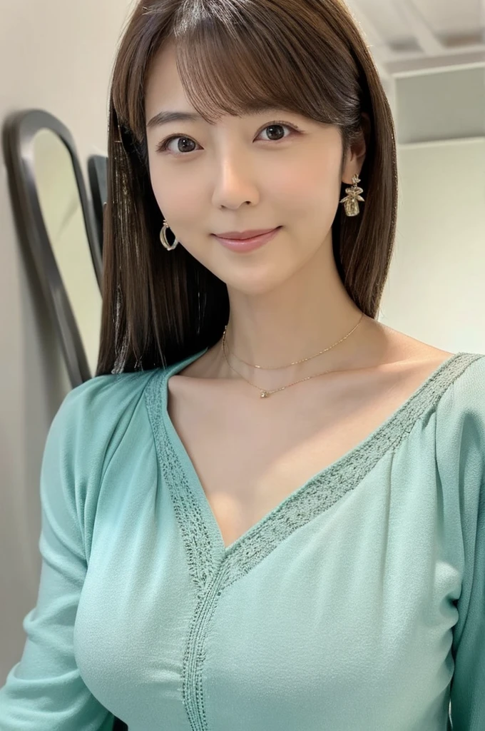 ((Highest quality)), ((masterpiece)), (detailed),Perfect Face,Japanese,Mature Woman,Upper Body