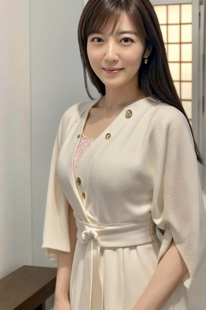 ((Highest quality)), ((masterpiece)), (detailed),Perfect Face,Japanese,Mature Woman,Upper Body