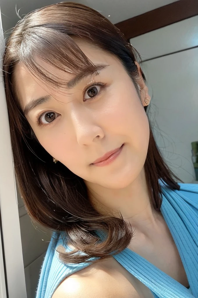 ((Highest quality)), ((masterpiece)), (detailed),Perfect Face,Japanese,Mature Woman,Upper Body
