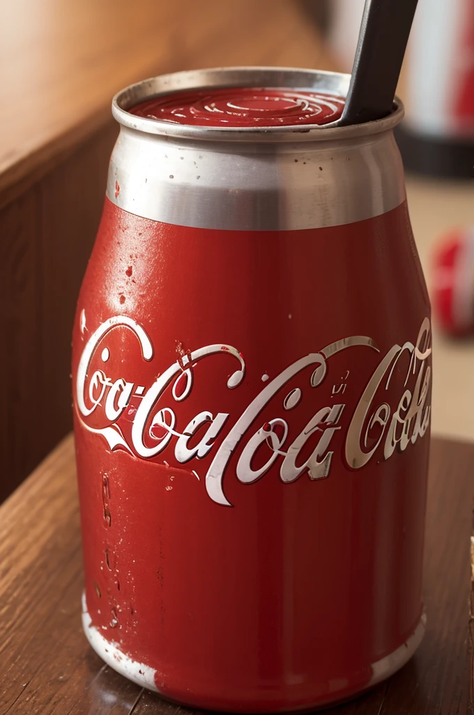 Coca-Cola logo or an image representative of the brand (For example, an iconic Coca-Cola bottle).