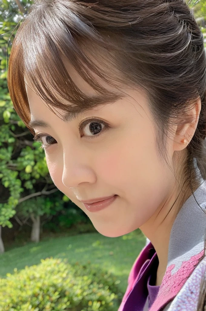 ((Highest quality)), ((masterpiece)), (detailed),Perfect Face,Japanese,landscape,Mature Woman,Upper Body