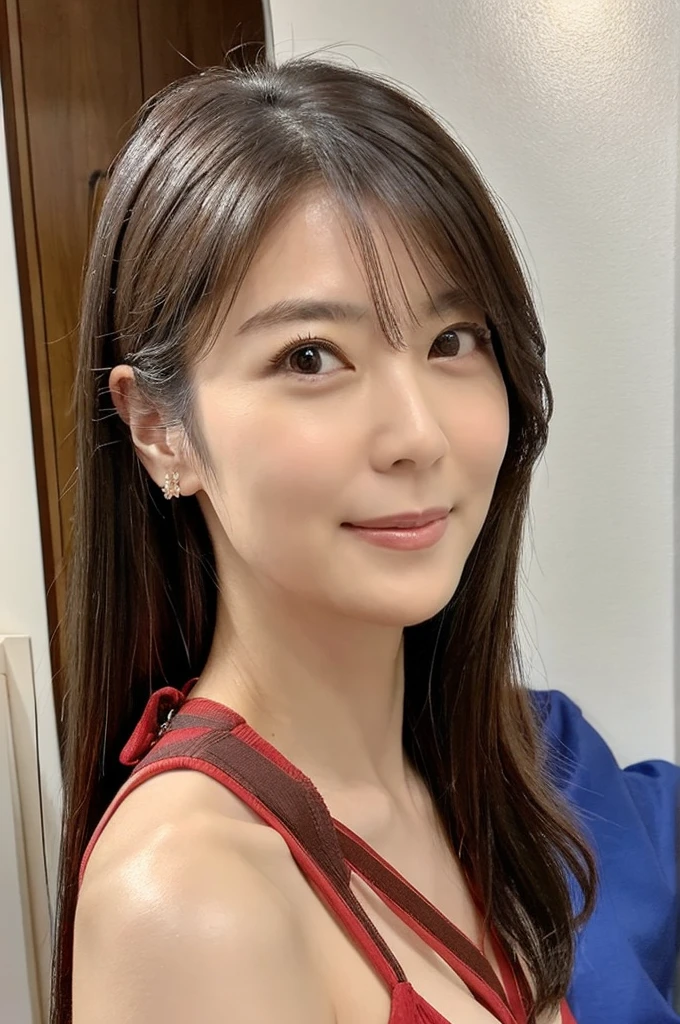 ((Highest quality)), ((masterpiece)), (detailed),Perfect Face,Japanese,Mature Woman,Upper Body