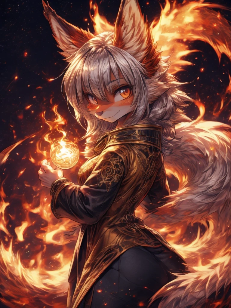 azuna, earth bending, kitsune ears