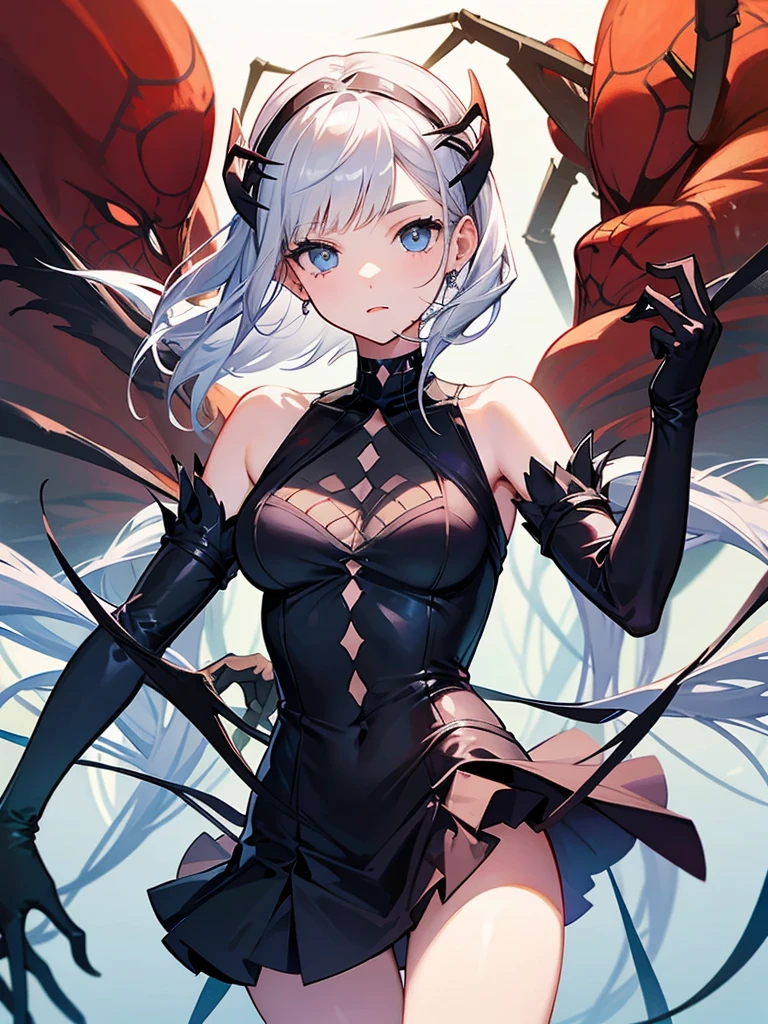 Girl with spider features