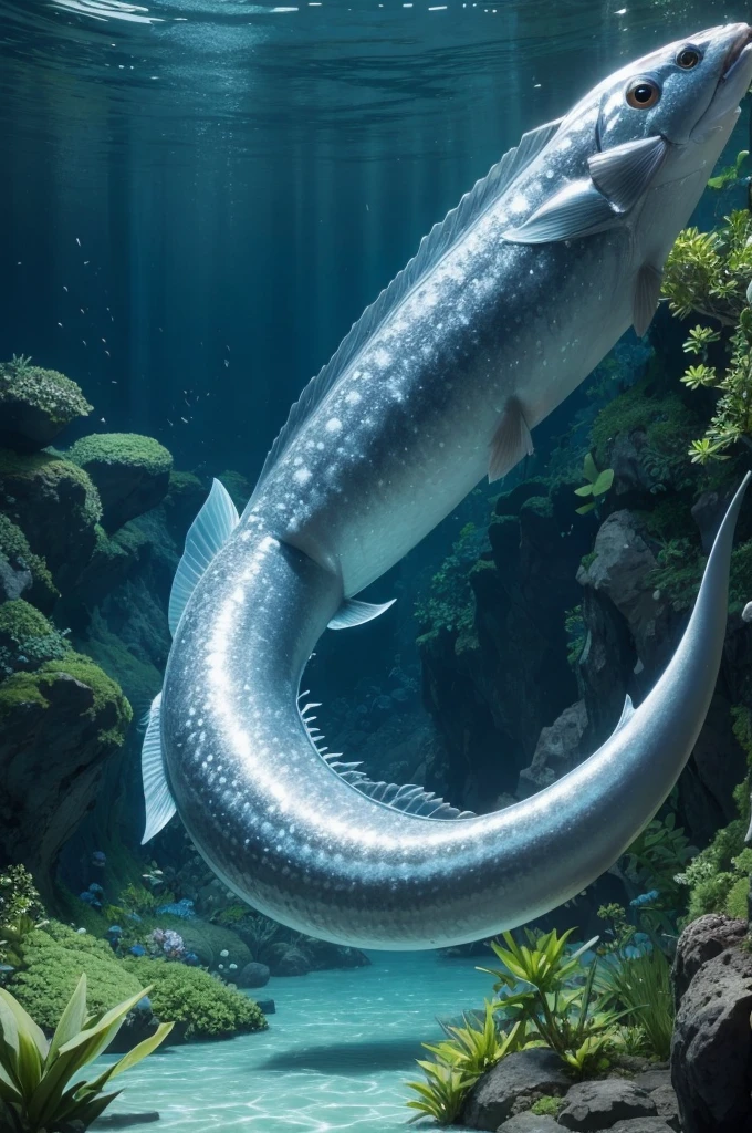 Create a species of bacteria is aquatic has several ends to long tail