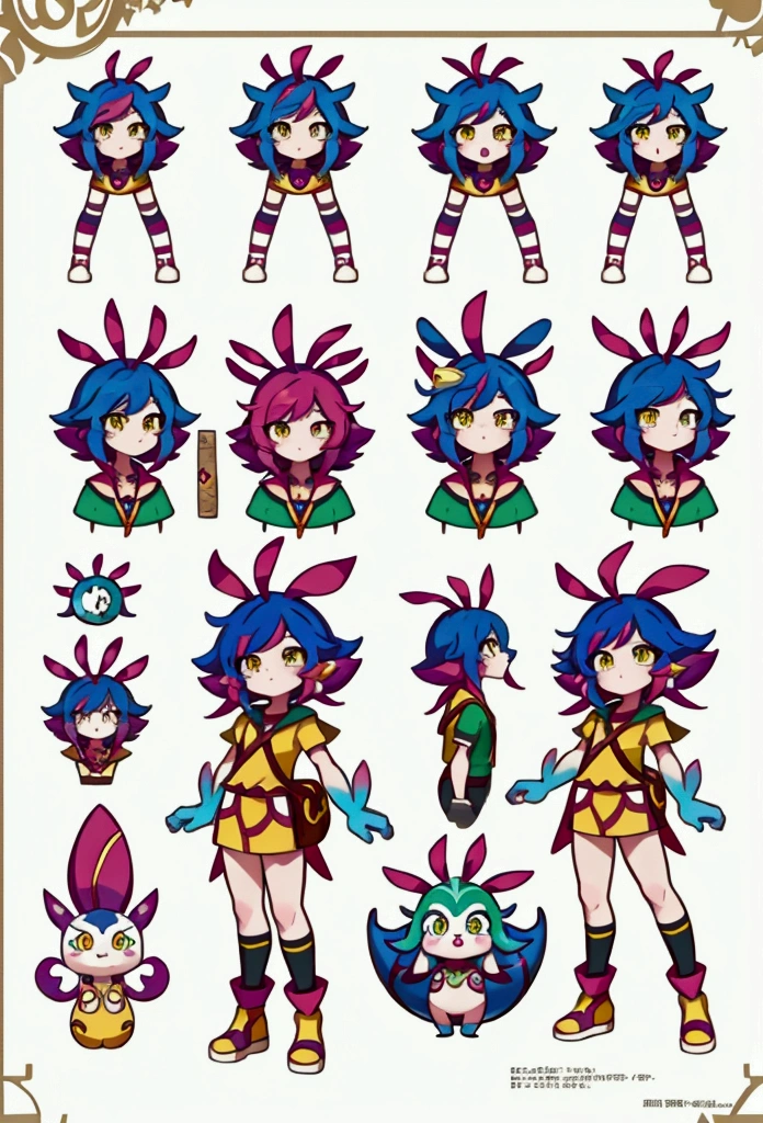 anime character design de una neeko con una mochila y una pelota, Pokémon Trainer outfit, Pokémon Trainer, pokemon anime style, Official character art, pokemon art style, ( ( character concept art ) ), anime character design, anime character art, mejor anime character design, female protagonist 👀 :8, Anime Characters Cheat Sheet, anime character art detallado, bonito anime character design pechos gigantes
