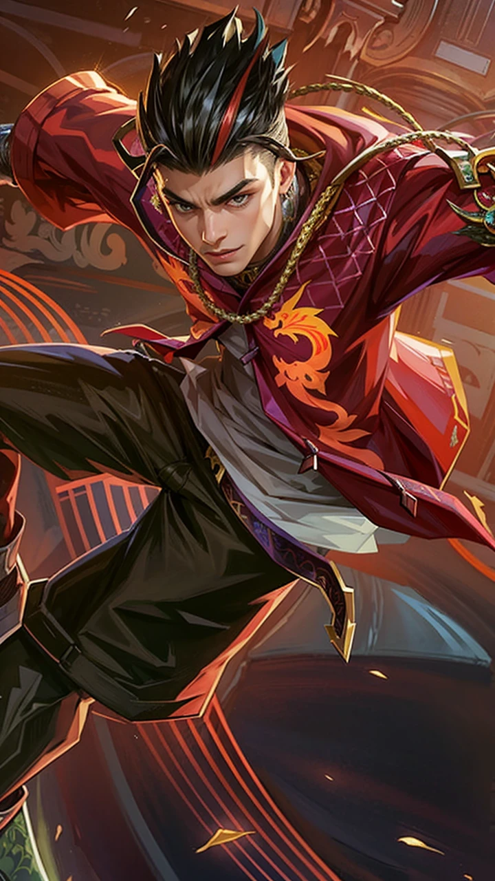 Best quality, masterpiece, detailed skin texture, detailed clothes texture, detailed face, super detail, 8k, intricate detail, 1 boy, The color doesn't change, Muscle guy, 1 guy