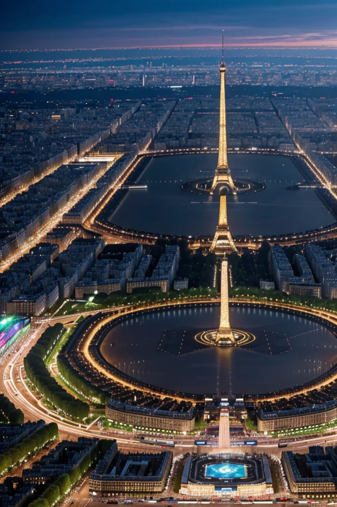 realistically shows what the opening ceremony of the Paris 2024 Olympic Games will be like