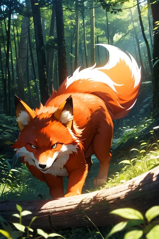 firefox。in the forest。