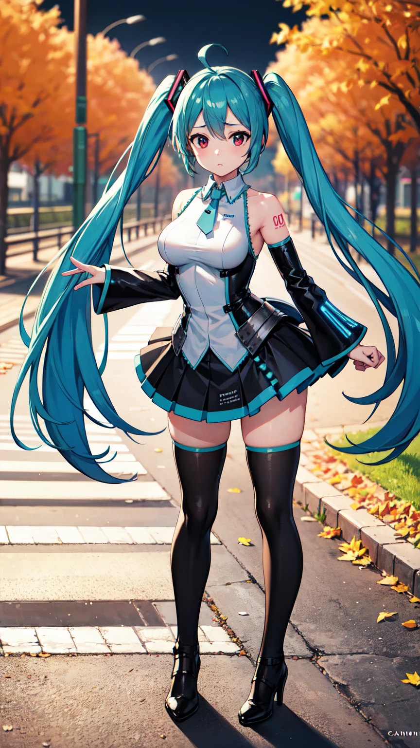 1 girl, Hatsune Miku, breastless clothes, breasts out, masterpiece, best quality, full body plastic raincoat