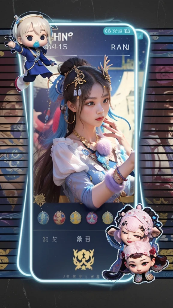 An ancient Chinese beauty,Perfect face,dance,The ornate costumes are embroidered with intricate embroidery,A long colored streamer is tied around the arm,flowy,Open navel,cropped shoulders,Bare neck,Yingluo,Leaky legs,White coiled hair bun hairpin hairband,The armband is tied with a streamer,Bracelet,Anklets,A metal chain tassel is tied around the waist,Mogao Cave Art,Inspiration for the Dunhuang flying mural,water ink,CGstation is popular --v 6