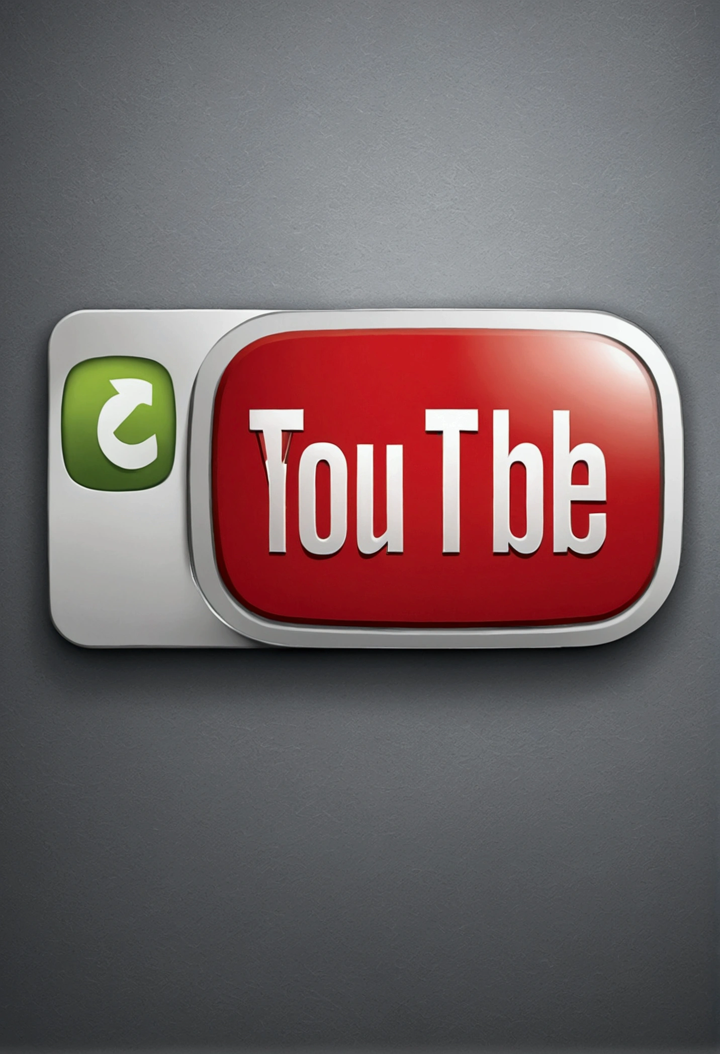 button "to subscribe" a YouTube. realistic detailed and high resolution