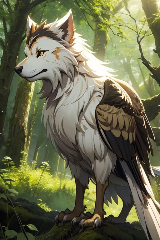 in the forest。Griffon