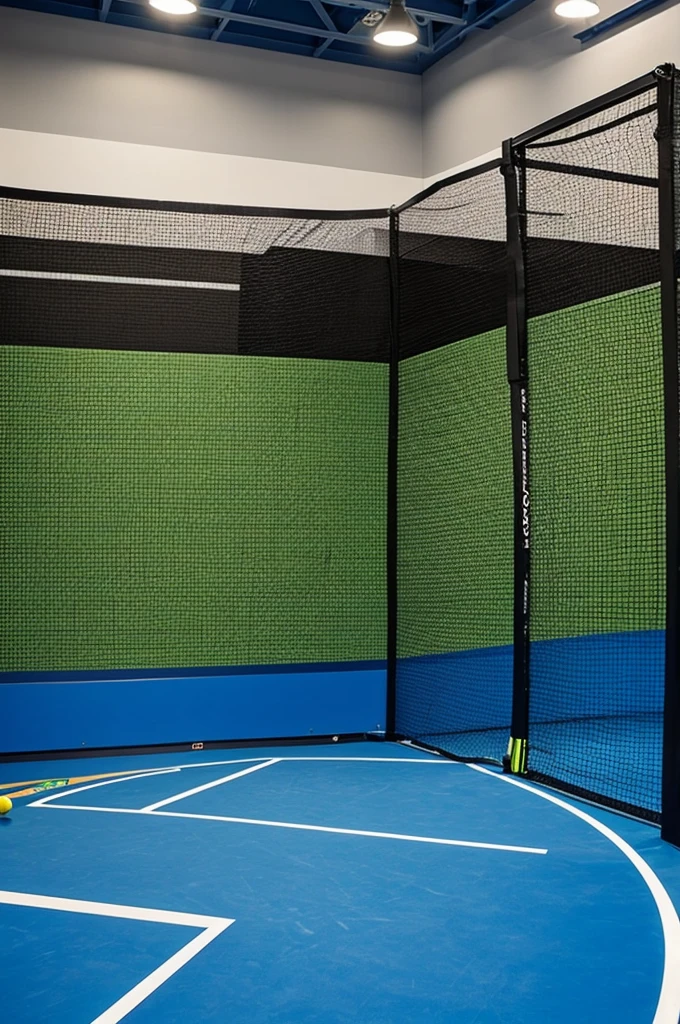 Padel locker room for two friends