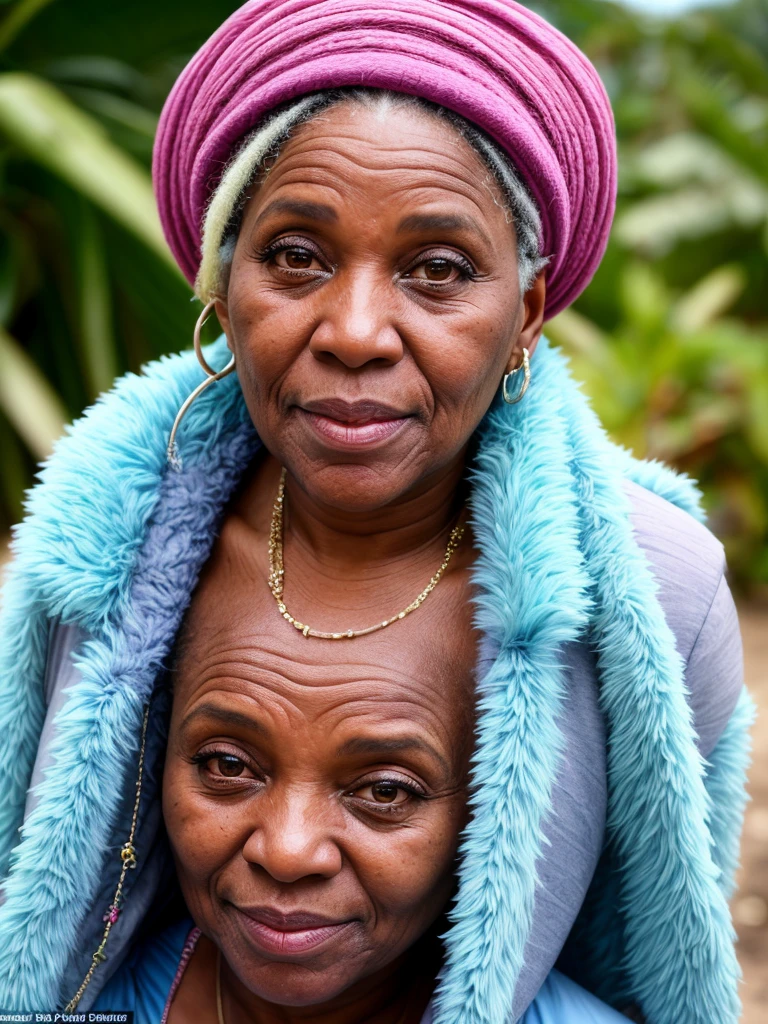 (((uma mulher negra granny com seios enormes gigantescos