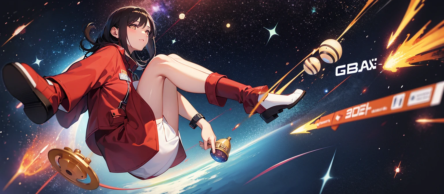 God cumbia , Red, space , galaxy