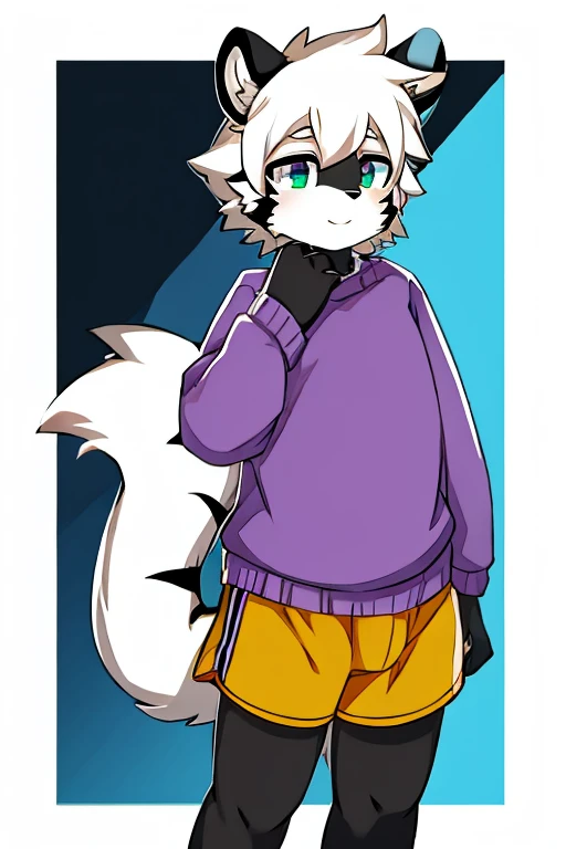 masterpiece, perfect digital art, cute, chibi, young wolf, poochyena, huge genital outline, excessive precum,  hoodie, sweatpants, (((huge erection under clothing))), huge bulge, ((detailed bulge)), in public, exhibitionism, cum through clothing, [hyper penis, hyper balls], paws