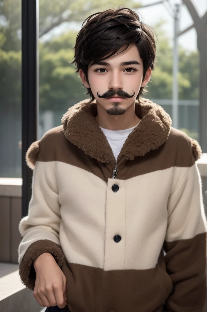 Middle-aged male doctor white hat two-dimensional style goggles medical work clothes medical equipment hospital background animation style disease treatment medical technology((Best quality at best)), ((tmasterpiece)), (Detailed pubic hair), s the perfect face