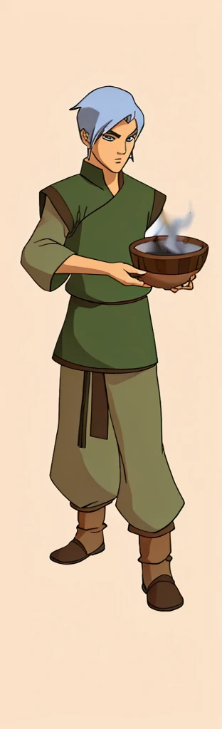 Earth bender outfit, neat hair, earthbending 