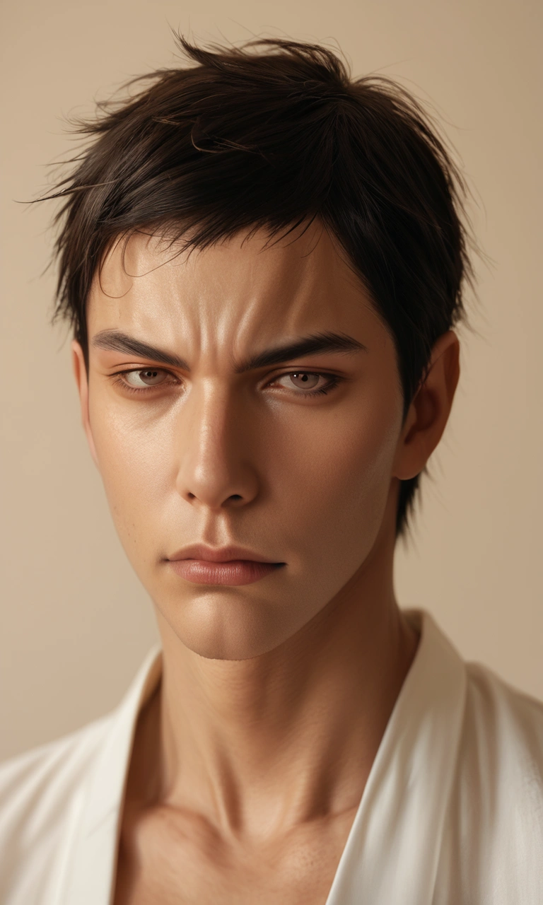 score_9, score_8_up, score_7_up, Realistic ,Handsome Aomine Daiki ,Hateful eyes
