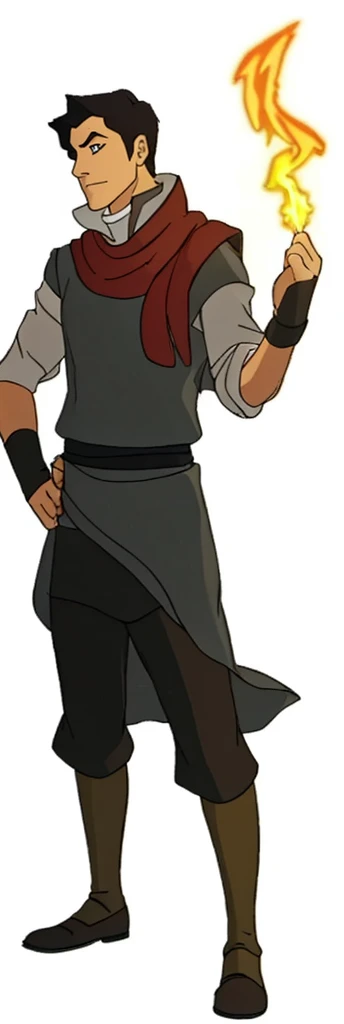 Earth bender outfit, neat hair, earthbending