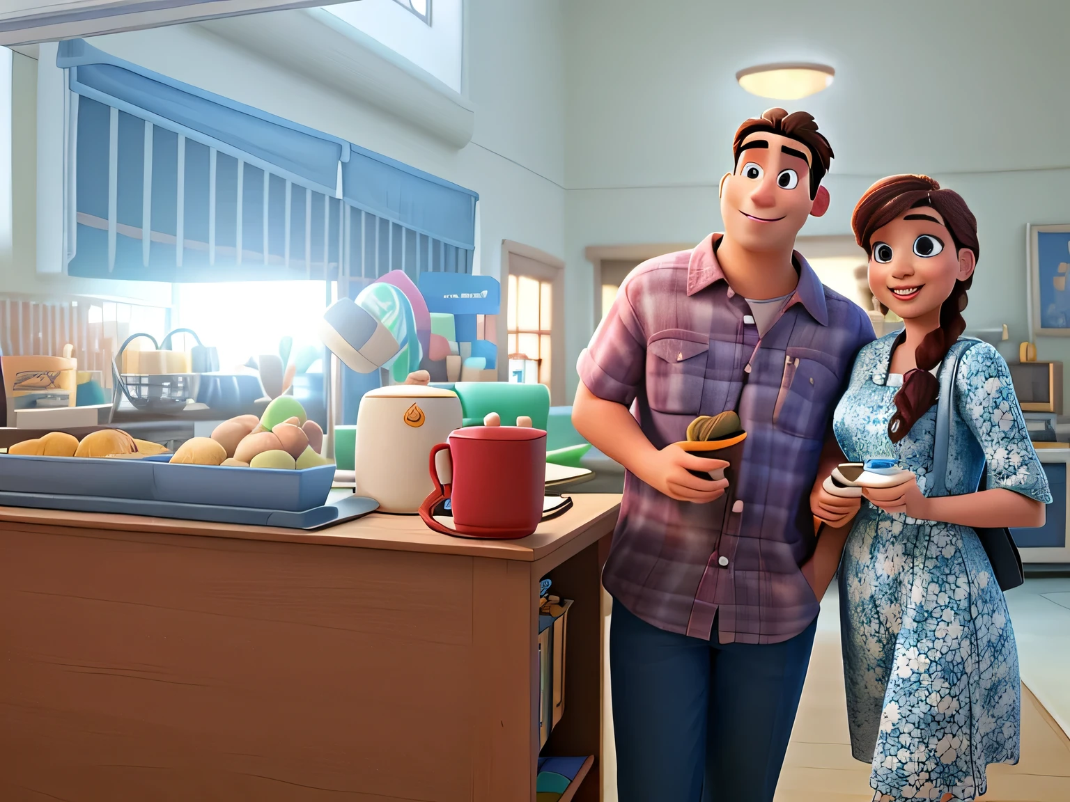 Couple like the one in a Disney Pixar movie