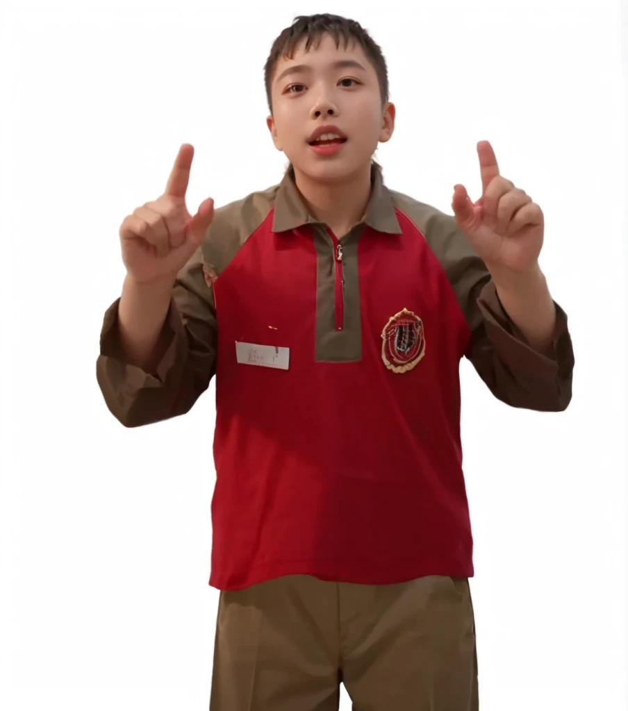 (Best quality, 8k, 32k, Masterpiece, UHD:1.2),Photo school baby face smiling, baby ???, holding hands, shining shimmering shirt