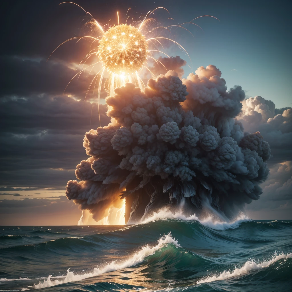 Make images of the exploding seas