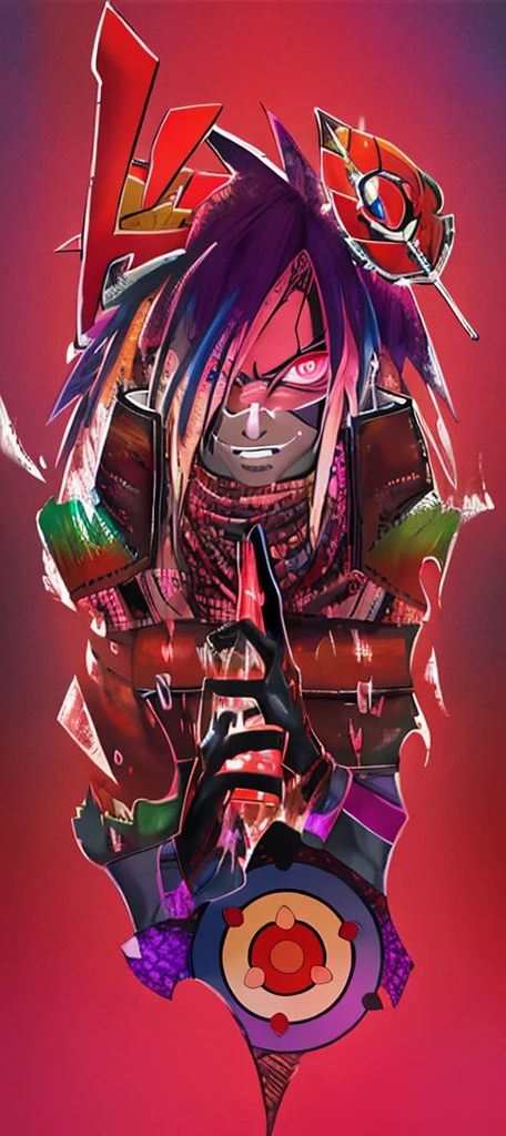 Madara vibrant colors striking lines