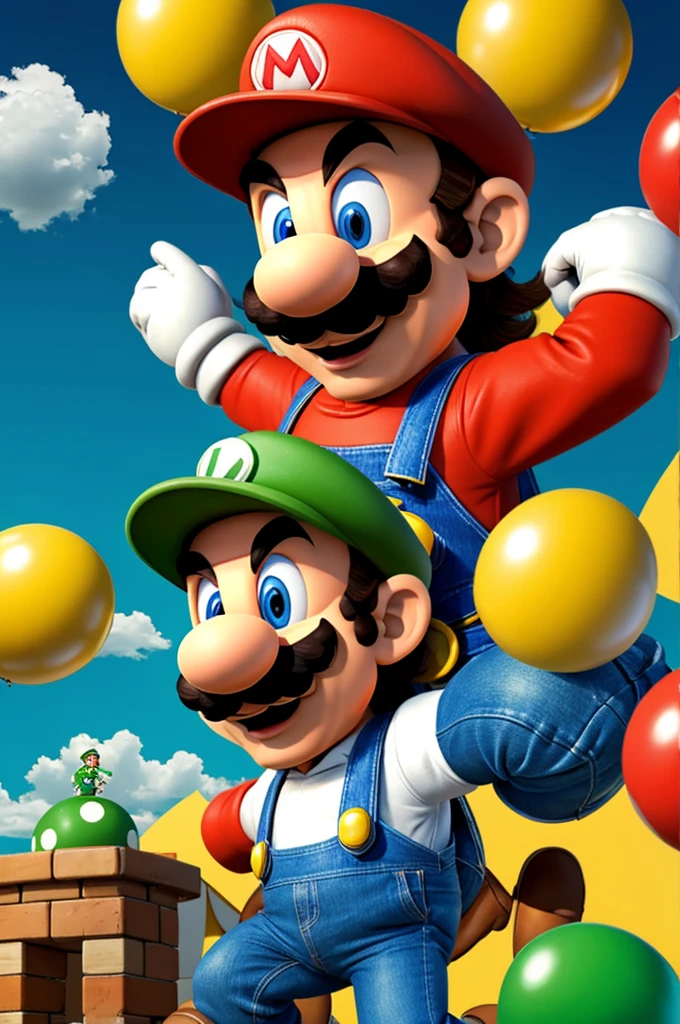 Yo soy Luigi mamamia luigi.exe soy amigo de Mario Madness