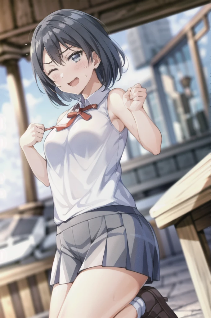 (Highest quality, masterpiece:1.2), One Girl, alone, anime, anime screencap, Ray Tracing, Global Illumination, ultra hi resolution picture, Bright colors, Cinematic Light, Lens flare, Light on the face, Glowing Eyes, Written boundary depth, Happy, Detailed Background, cute, straight, smile,
Yuki Setuna,short hair,Sweatかいた手,Sweatかいた足,Sweatかいた指,Sweatかいた体,Sweat垂れる,Sweatびしょ濡れ,顔Sweatだく,Sweatかいたつや肌,髪の毛Sweatだく,hot,手Sweat,足Sweat,素肌Sweat,脇Sweat,White Breath,Sweat臭い,Stuffy smell,とてもSweatかいている,気体からSweat,Sweat(masterpiece:1.4),Smooth skin,Her bare skin is shining,Sweatの匂い,口Sweat,Shine,Fascinating,ShineSweat,Sweat濡れ,顔Sweatですべすべ,足Sweatですべすべ,指Sweatですべすべ,体Sweatですべすべ,Combat Status,Fighting,it hurts,Damage when fighting,Beaten&Kick&Wounds from being thrown,strong