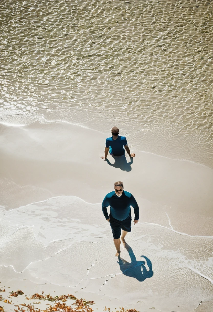 man on beach