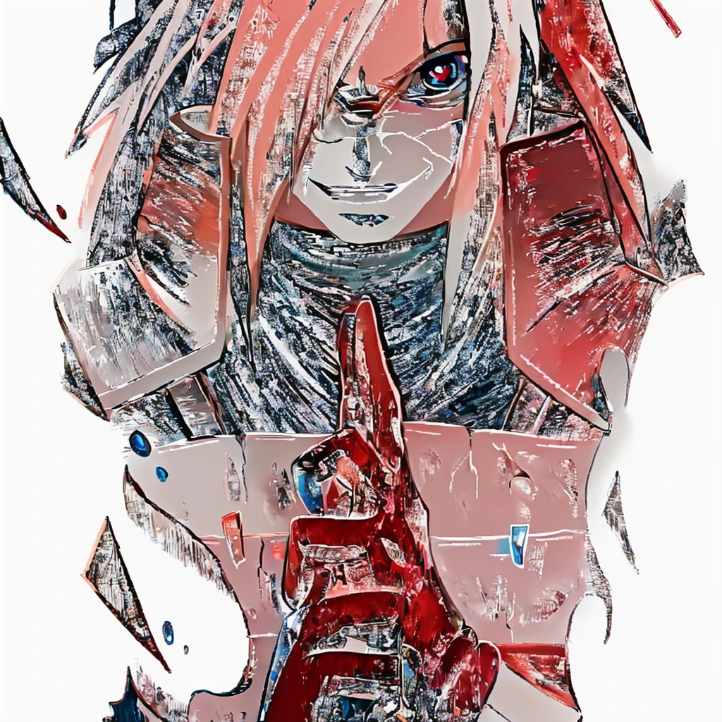 paint this drawing with vibrant colors, prioritize the lines already in the drawing, anime style painting