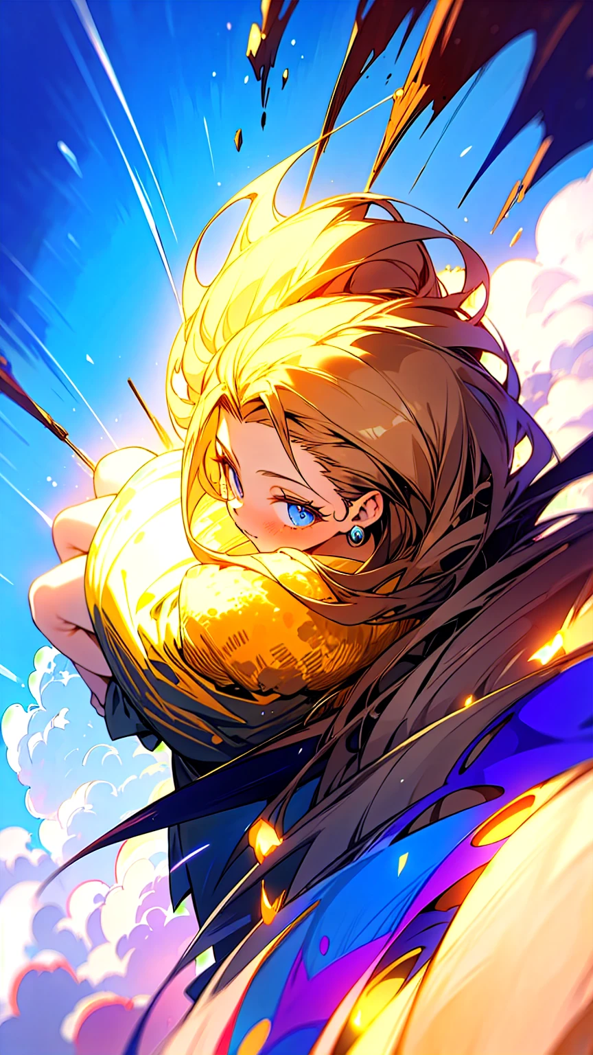 (Masterpiece, Highest quality: 1.2), (High resolution: 1.1), (Highest quality), Dynamic Angle, girl in national costume, null, cloud, Highland Road, Top view, dramatic lighting, Beautiful shadows, beautiful,