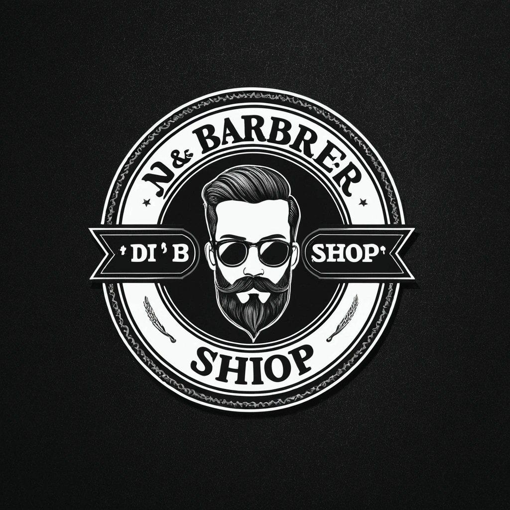 D&#39;s logo.N barber shop 
