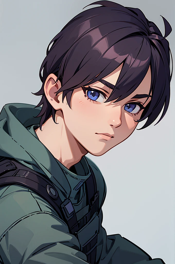 Male soldier　Icon-style