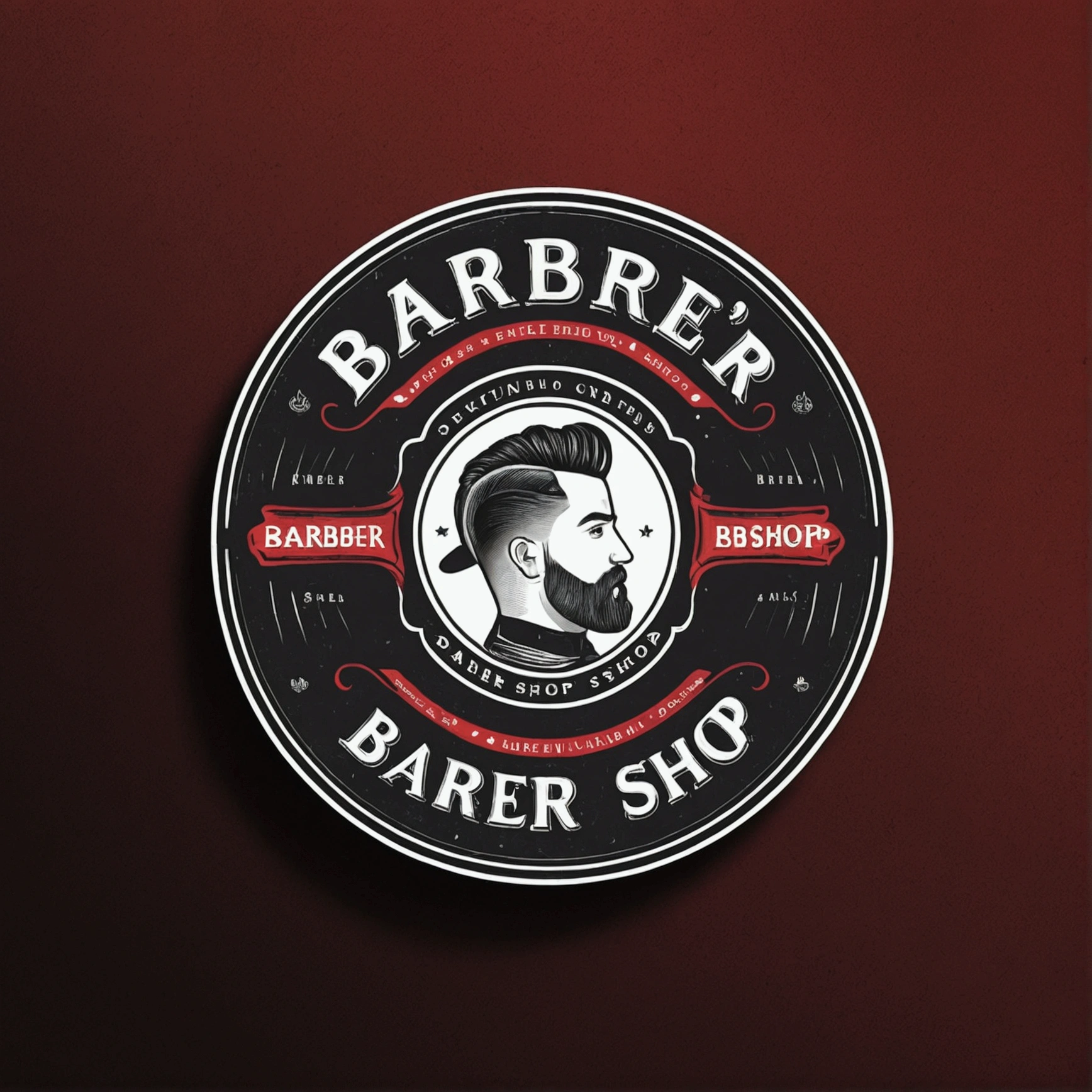 D's logo . N barber shop