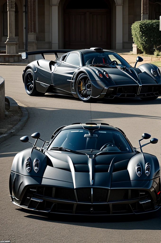Convert a Pagani Huayra into a motorcycle 