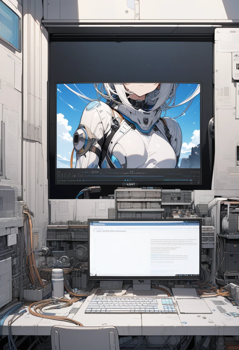 ((background only)),masterpiece, best quality, extremely detailed, ultra detailed, flat anime, 2D, Computer loading screen