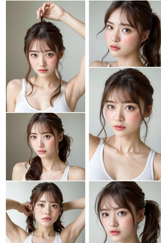 ((Highest quality, 8k, masterpiece :1.3)), One girl, Beautiful woman with slim abdominal muscles :1.3, (Random Hairstyles, Huge breasts :1.2), Wrapped in a bath towel :1.2,  Highly detailed face, Fine grain, double eyelid、Japanese women