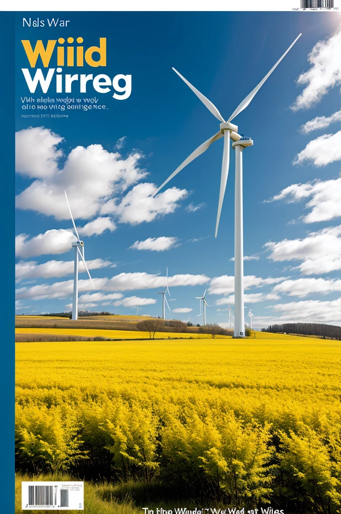 wind energy magazine cover without writing