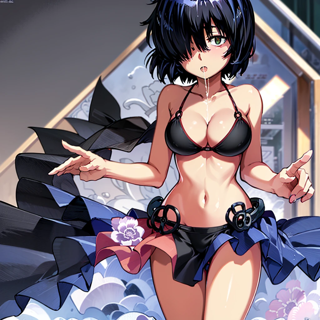 High resolution, masterpiece quality, good eyes, good hand, good body, good texture, 1girl, solo, mikoto urabe, mikoto urabe from mysterious girlfriend, full body, random pose