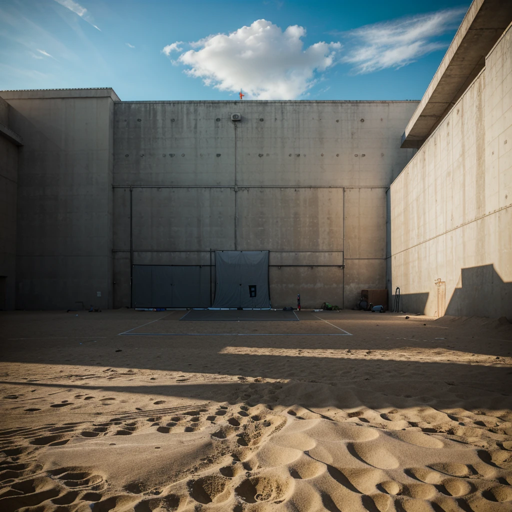 volleyball court ((Epic)) ((realist)) ((High Definition)) ((without people))